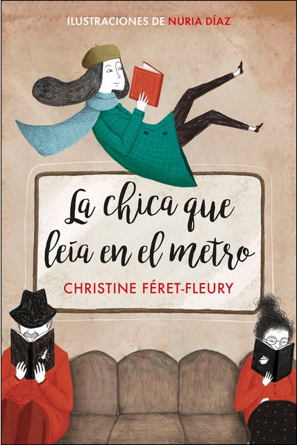 La chica que leía en el metro portada de "la chica que leía en el metro"